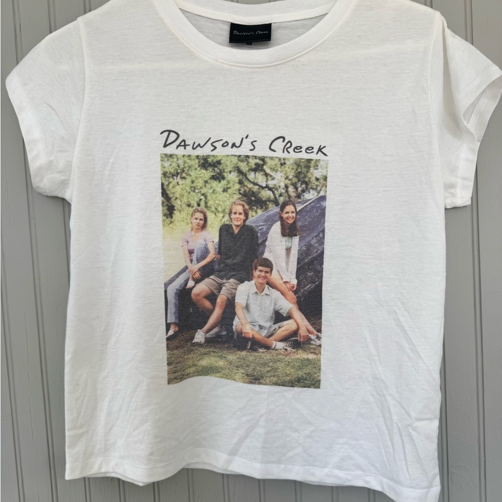 Dawson’s Creek cropped Graphic Tee- James Vanderbeek- medium